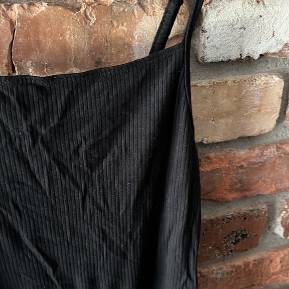 Wild Fable Black Ribbed Bodysuit Size Medium - Picture 2 of 5